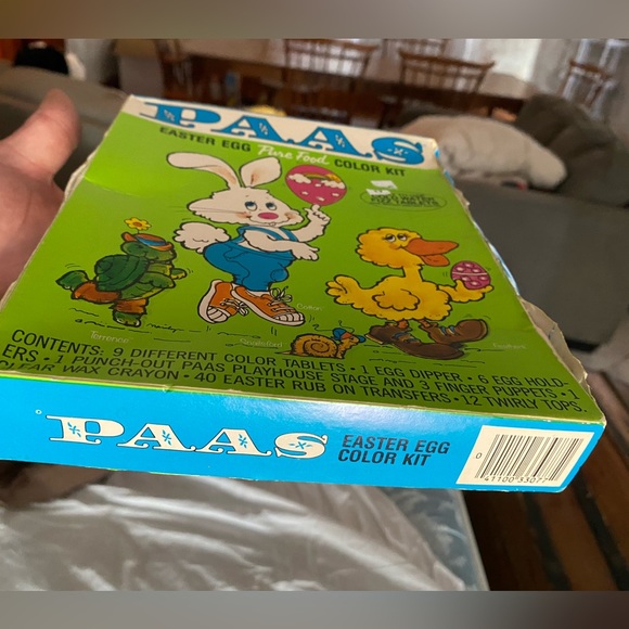 1980  PAAS EASTER EGG COLORING KIT SEALED BOX 1980s - Picture 4 of 7